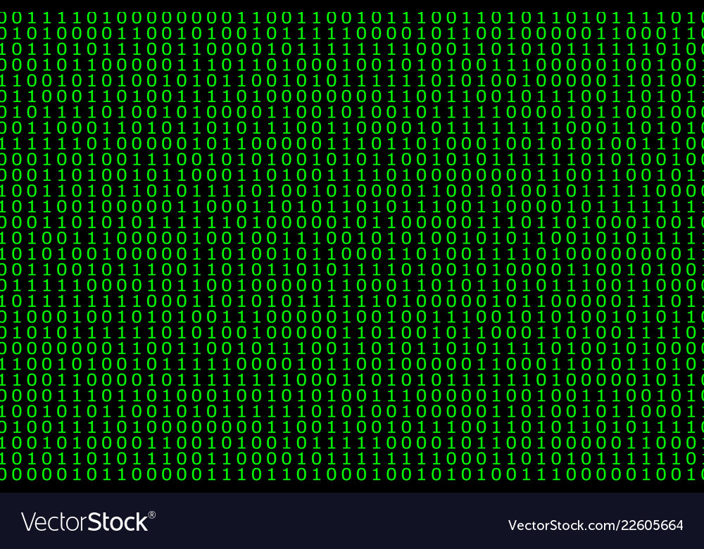 Streaming von binären Code Hintergrund vector image Streaming von binären Code Hintergrund