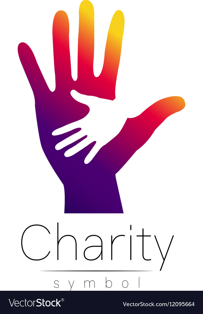 Symbol of charity sign hand