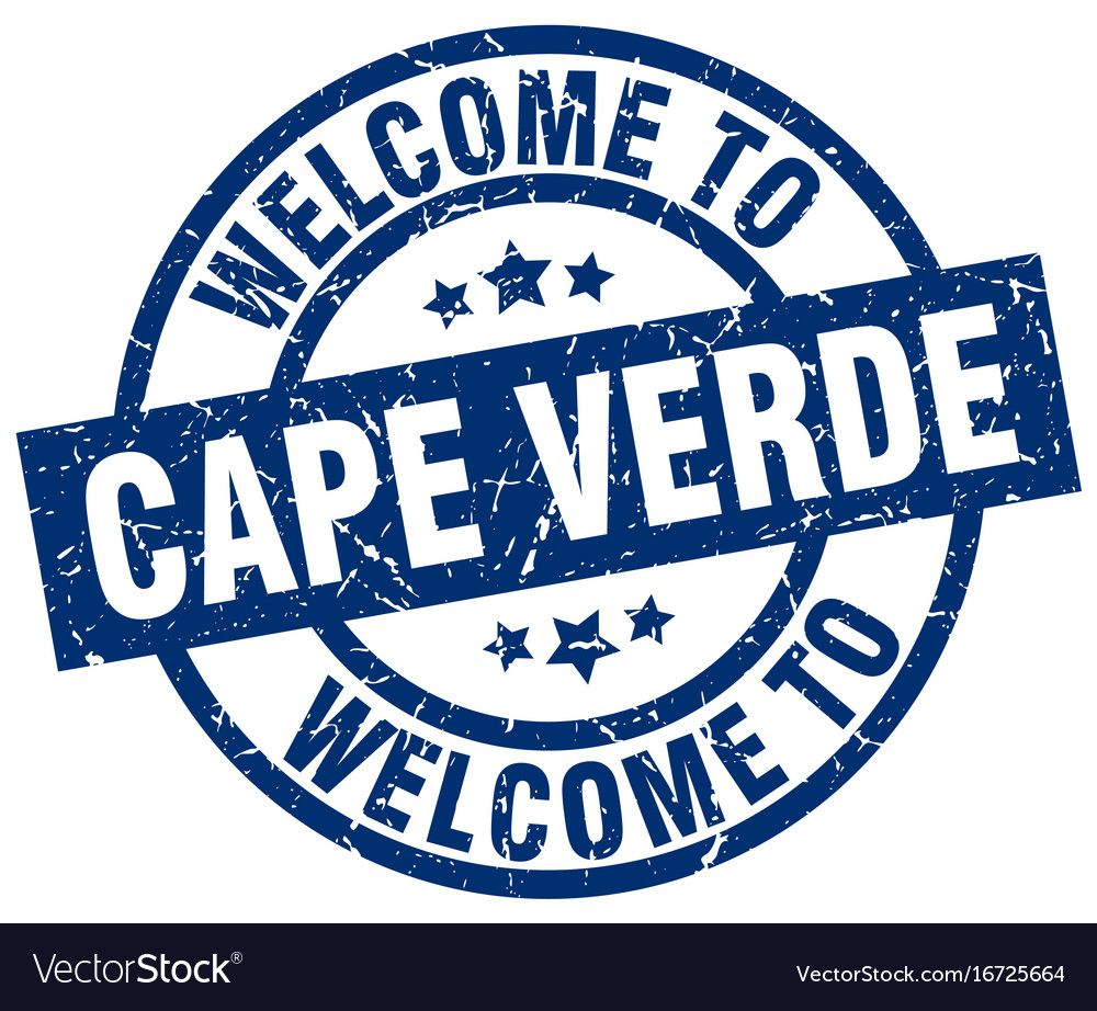 Welcome to cape verde blue stamp