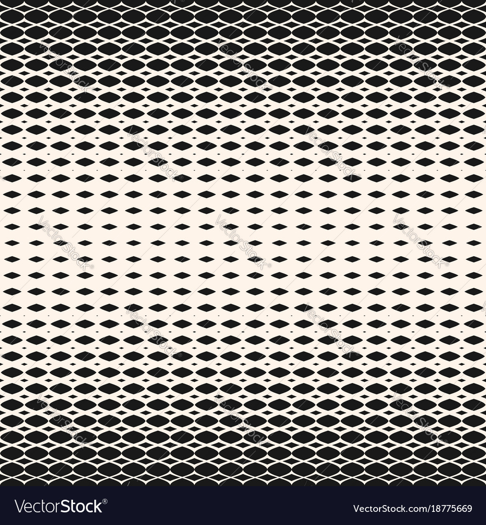 Abstract halftone mesh pattern with rhombuses