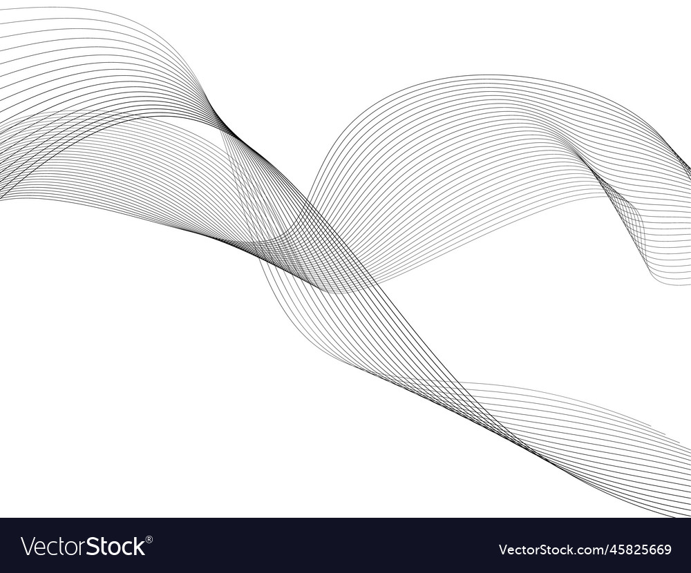 Abstract wave element for design digital vector image Abstract wave element for design digital