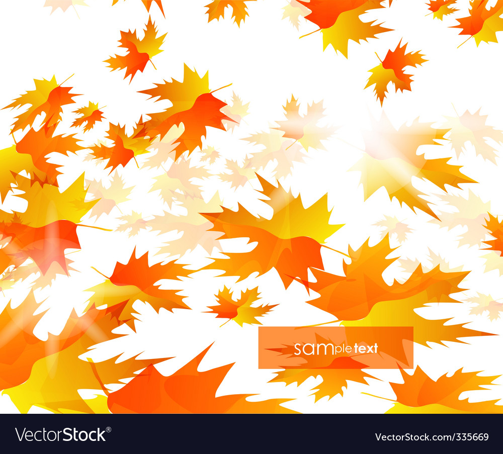 Autumn leaves background