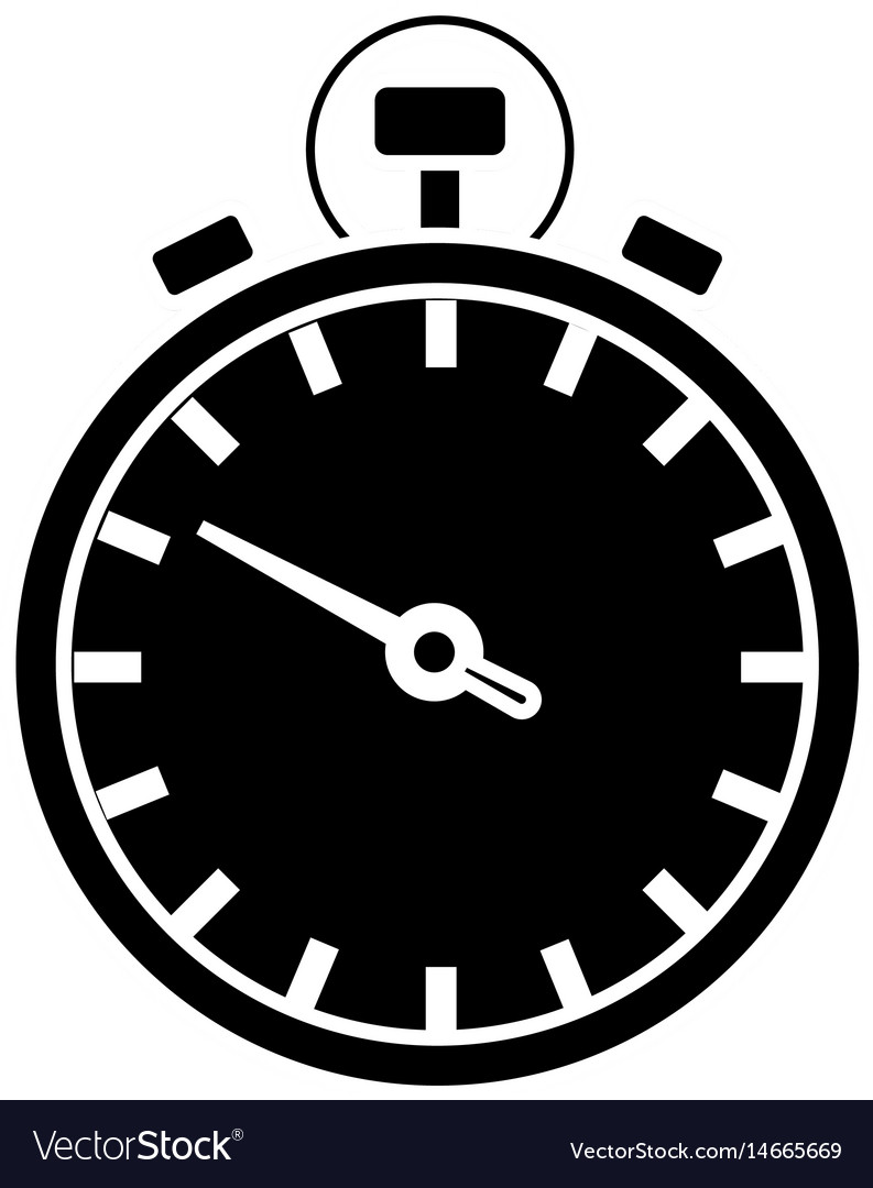 Chronometer Device Icon Royalty Free Vector Image