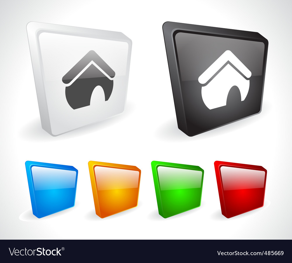 Color 3d buttons for web