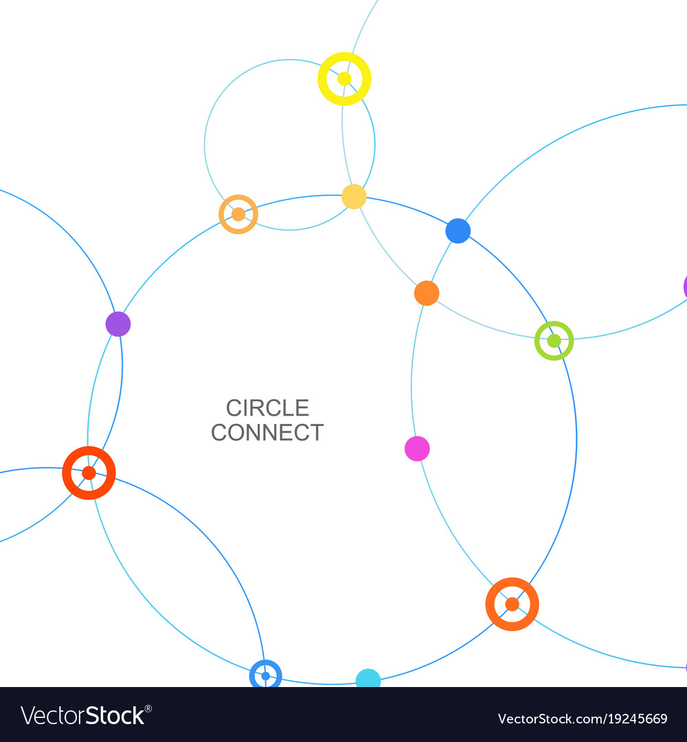 Connect circle and point with intersections