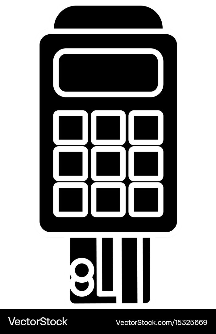 Dataphone icon image Royalty Free Vector Image