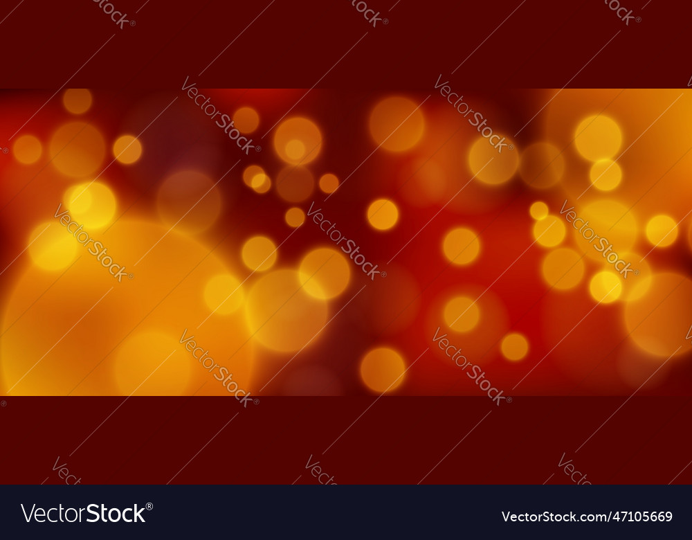 Festive Red Bokeh Background