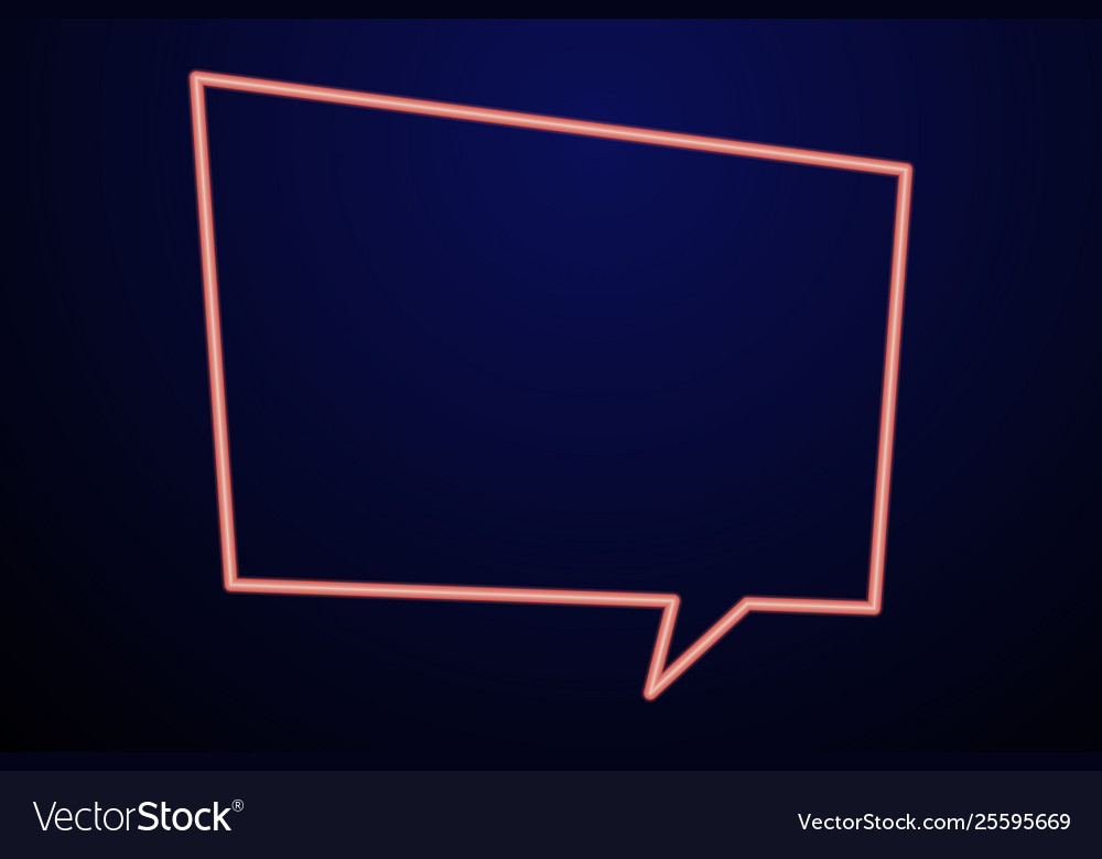 Flat photo empty quadrangular neon copy