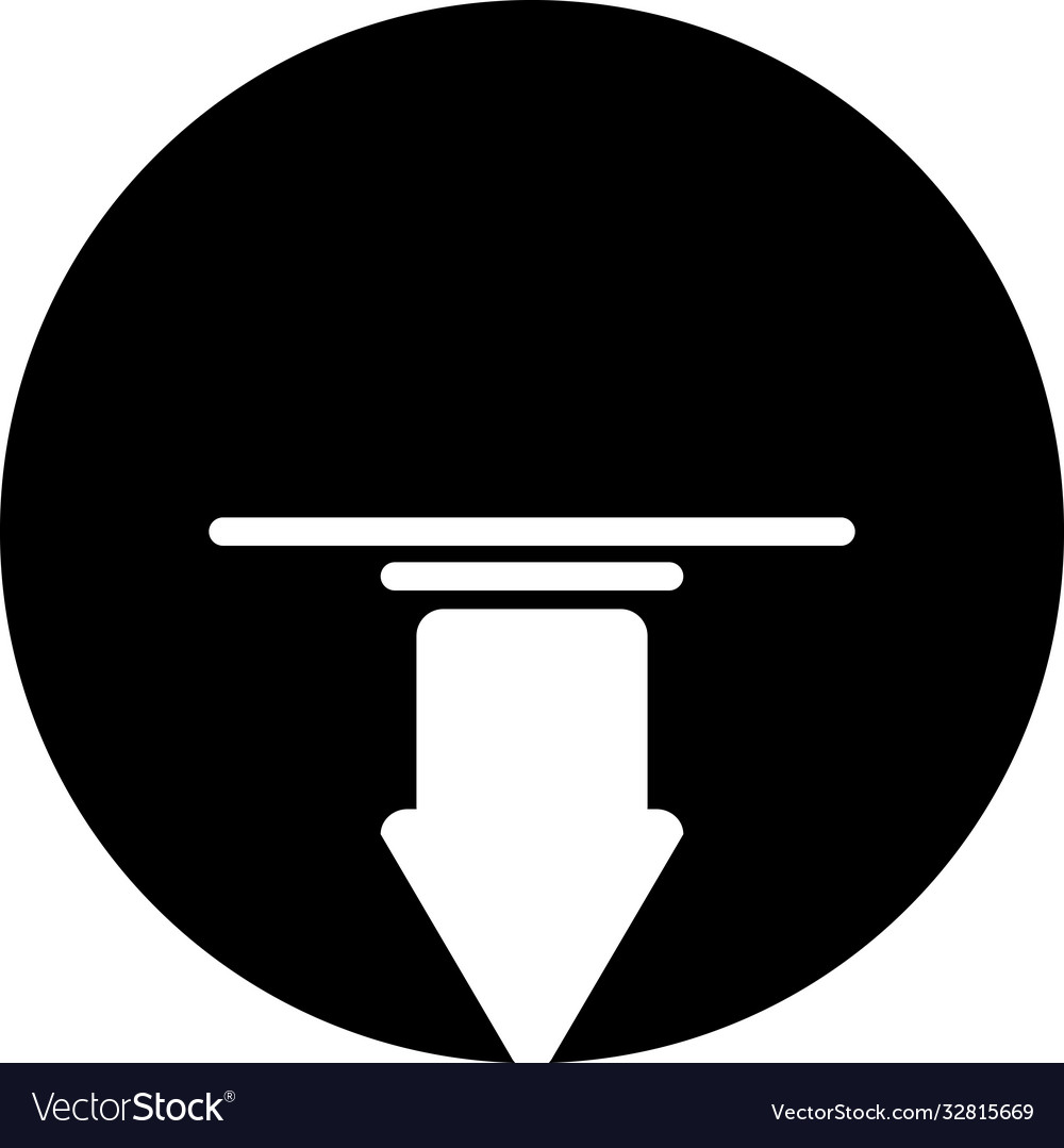 icon-with-arrow-pointing-from-center-royalty-free-vector