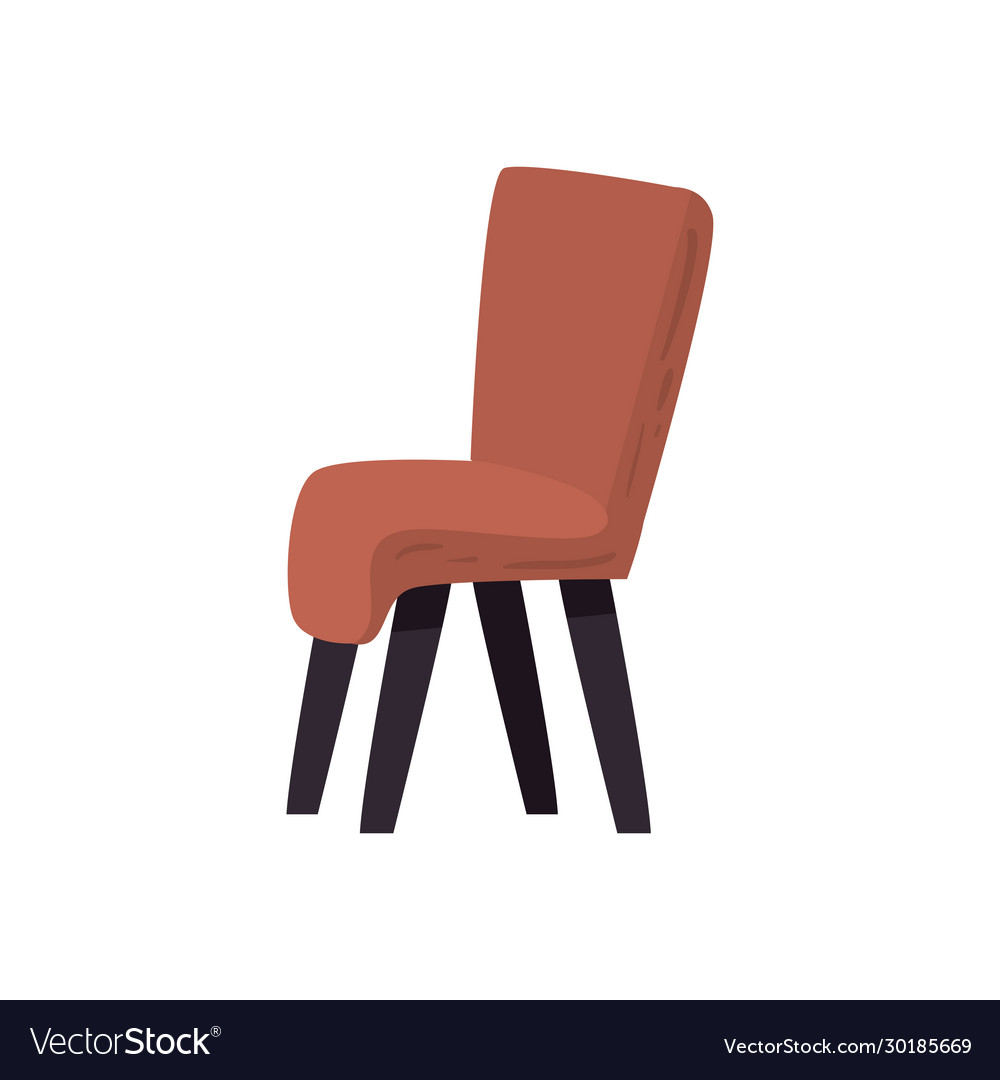 Isolated chair flat style icon design