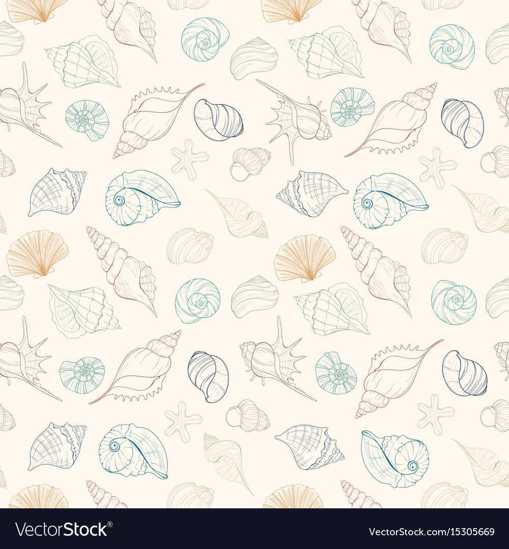 Ocean Seashell Pattern