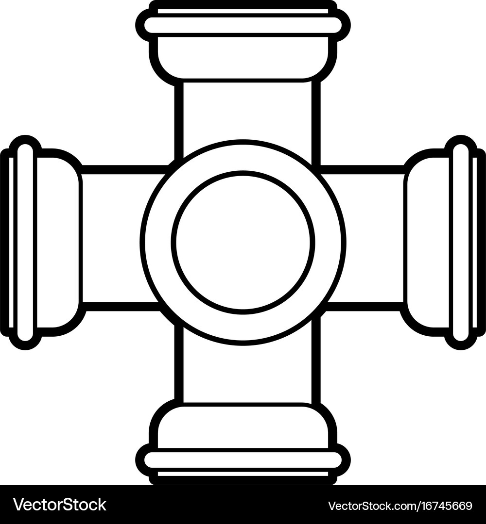 Pipe Header Vector Pipes Royalty Free Vector Image - VectorStock