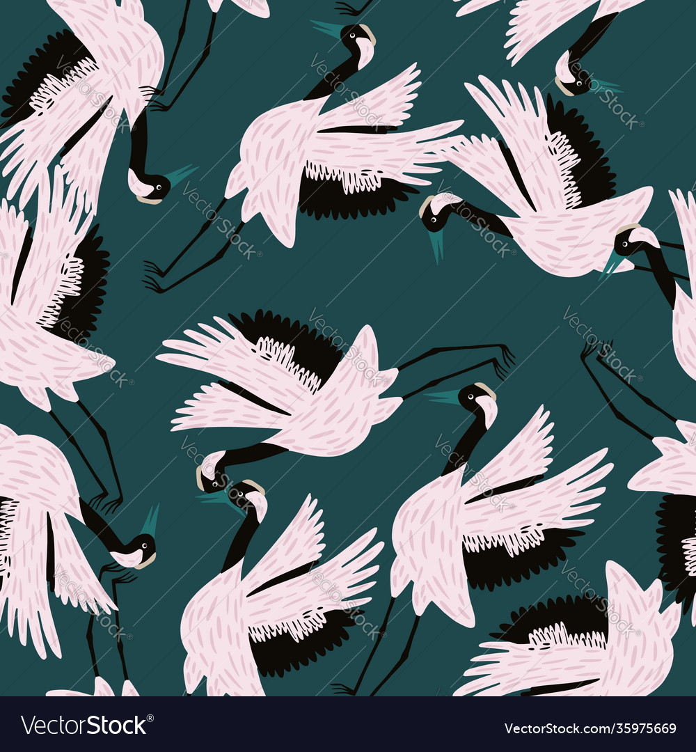 Seamless random pattern with light tones chinese vector image Seamless random pattern with light tones chinese