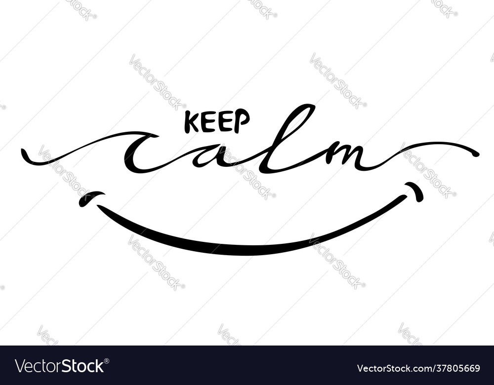 Simple hand draw sketch script lettering keep