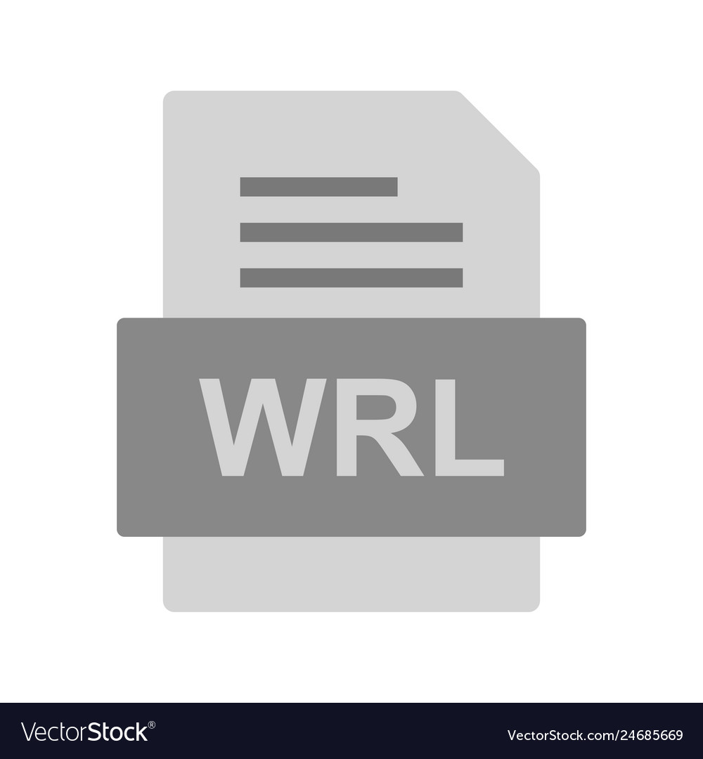 Wrl file document icon
