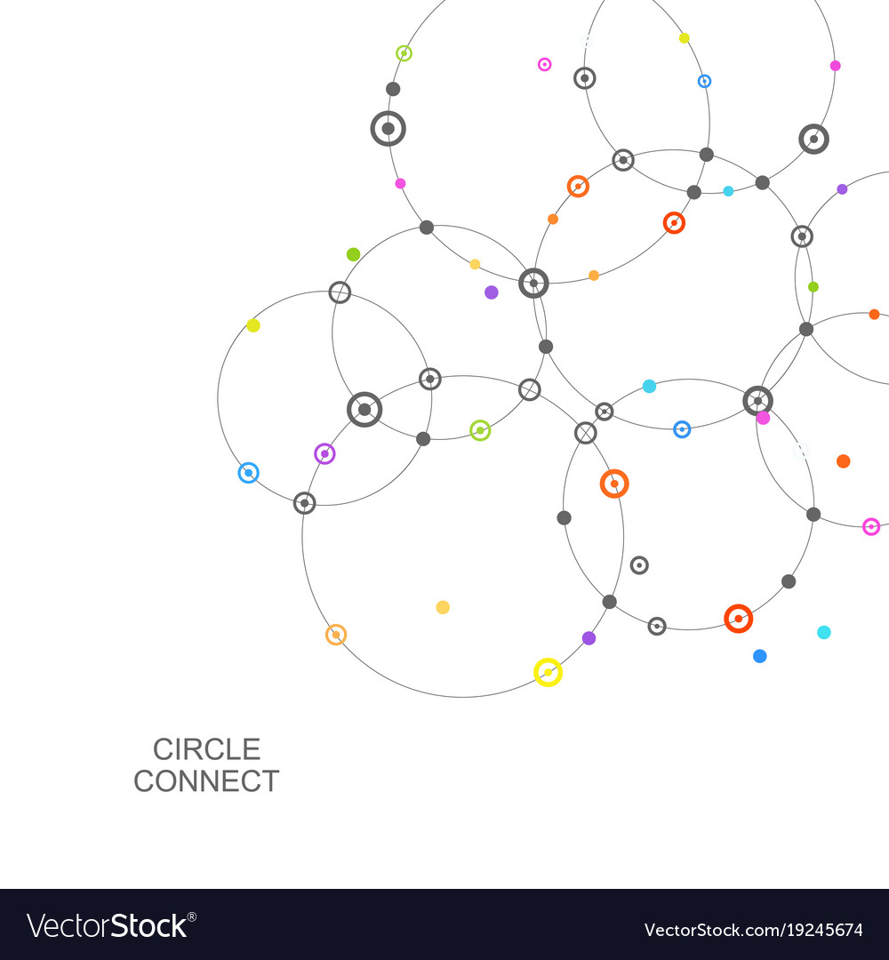 Connect circle and point with intersections