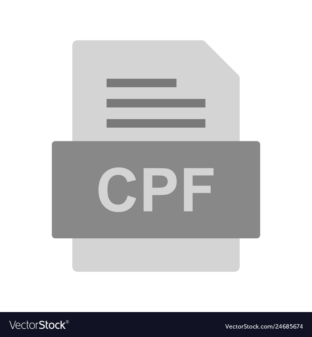 Cpf file document icon