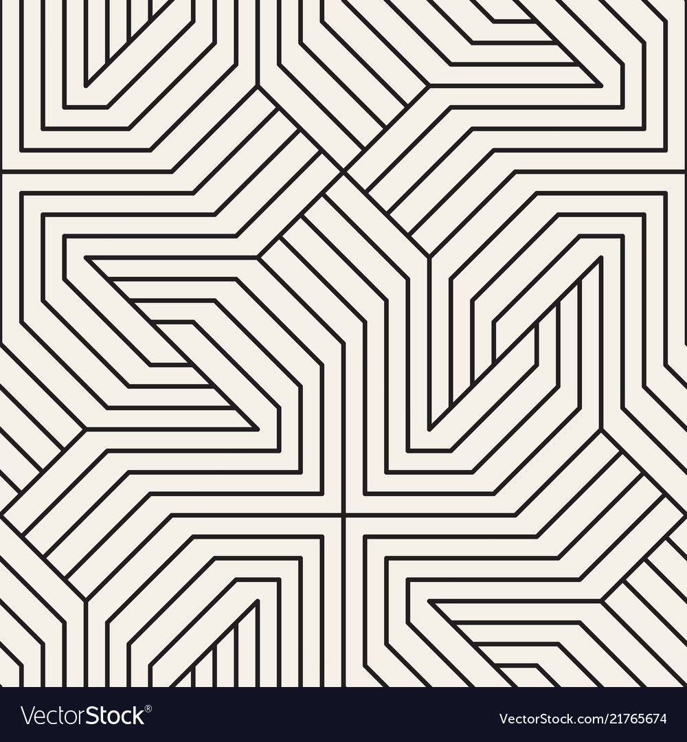Geometric Striped Pattern