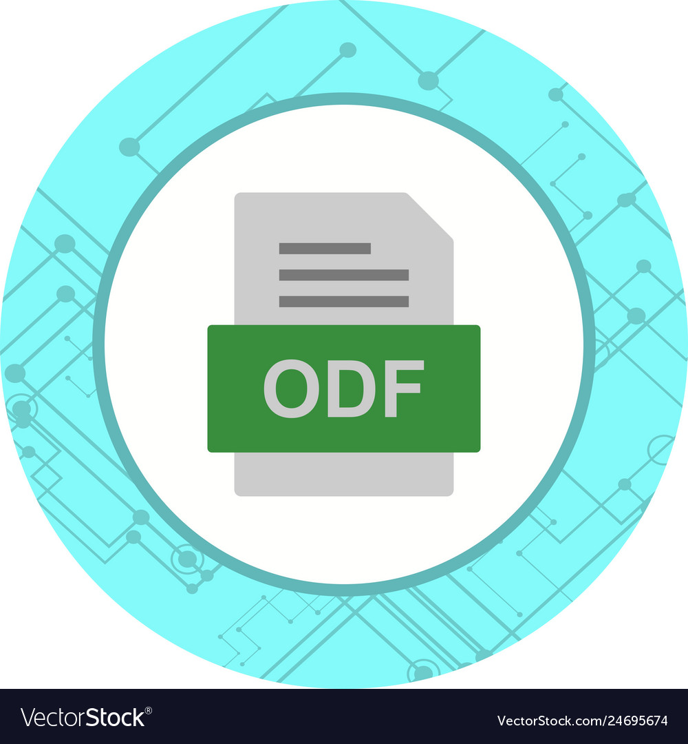 Odf file document icon