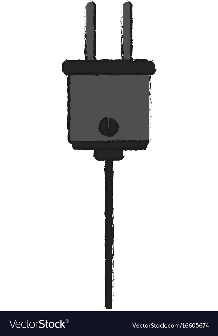 Plug with cord icon image