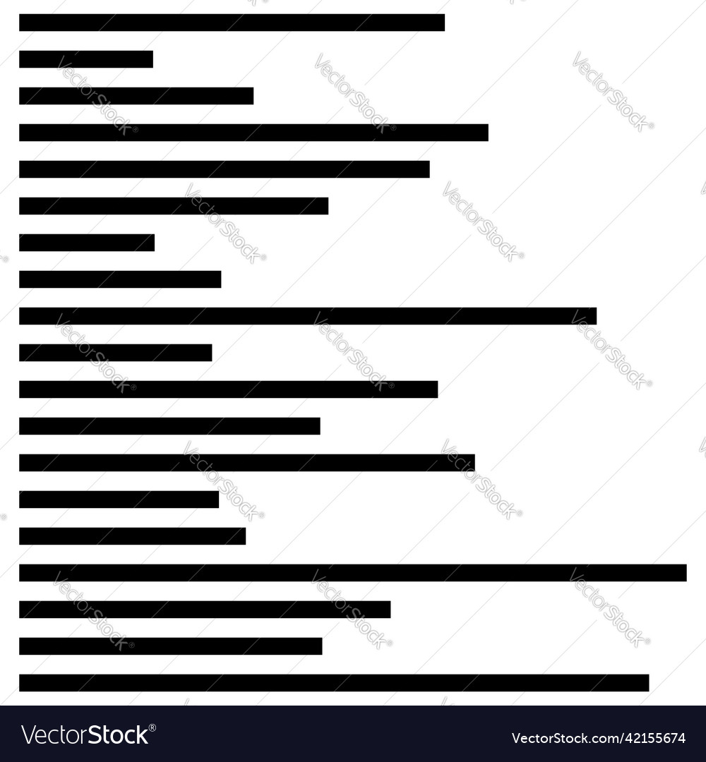 Random lines stripes element vector image Random lines stripes element