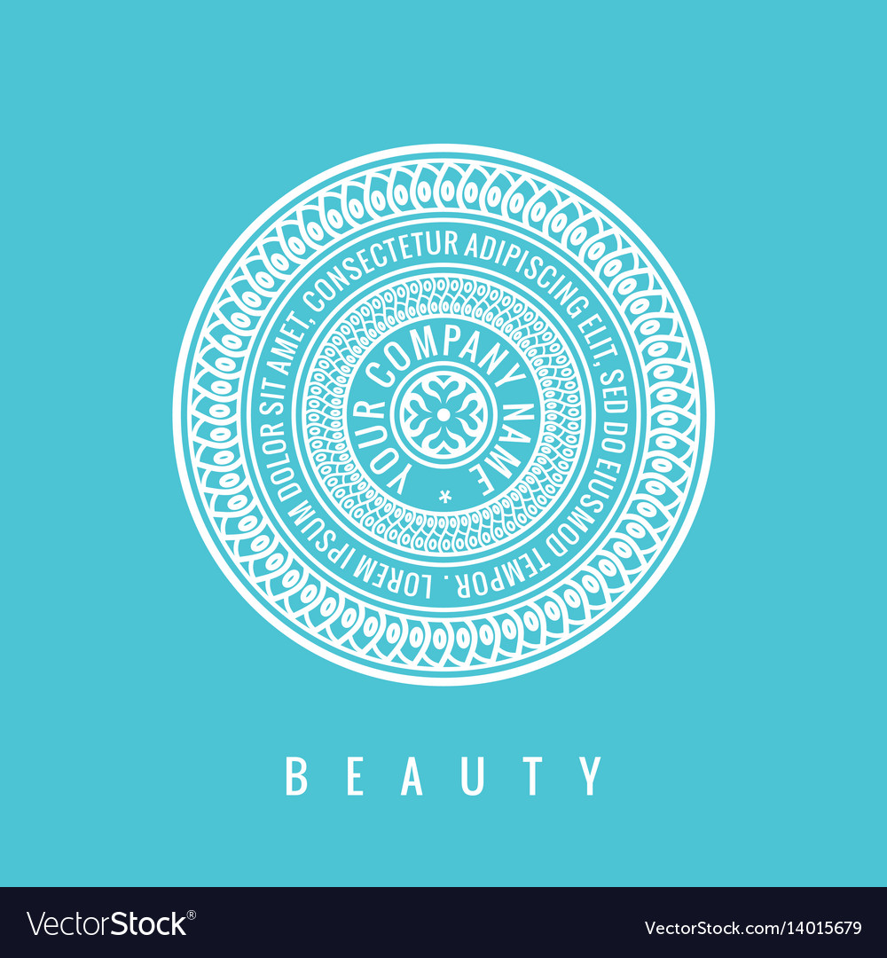 Floral Royal Emblem - Blue