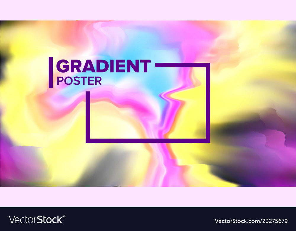 Gradient fluid background minimal vector image Gradient fluid background minimal