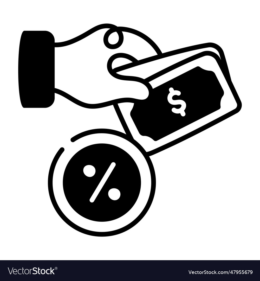 Interest rate Royalty Free Vector Image - VectorStock