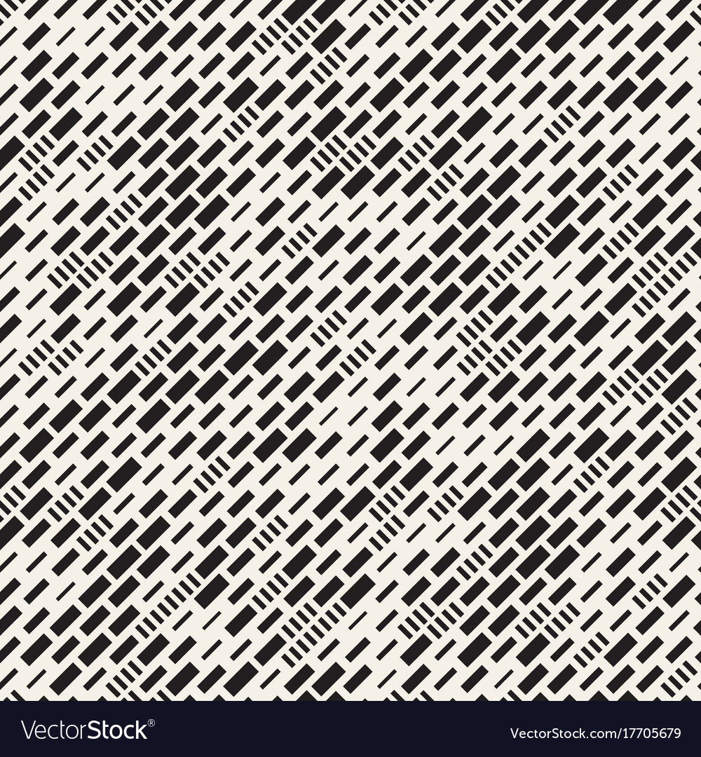 Irregular Monochrome Dash Pattern
