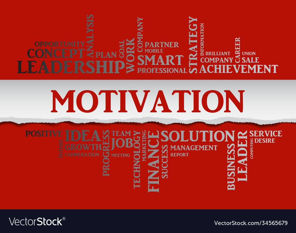 Motivation 2 Royalty Free Vector Image - VectorStock