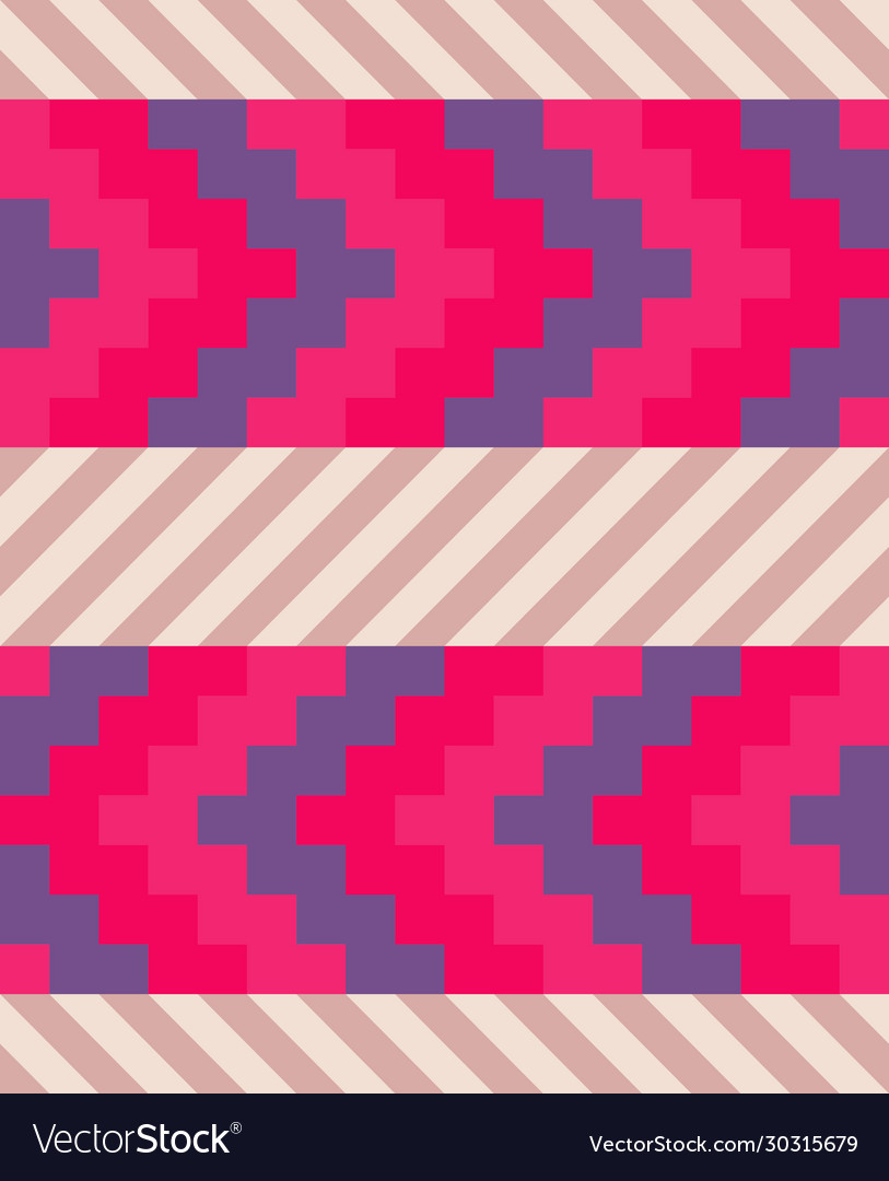 Native american pattern chevron and diagonal Vector Image Native american pattern chevron and diagonal