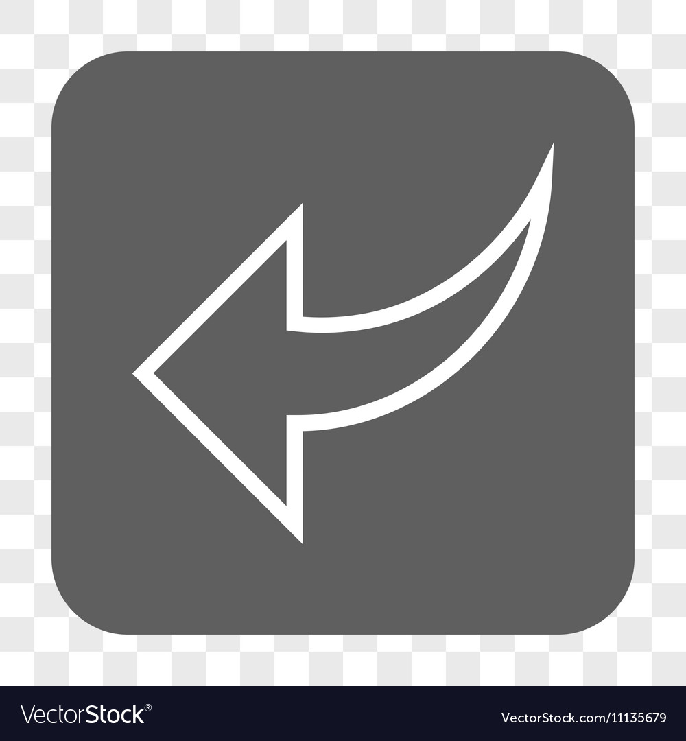 Undo rounded square button