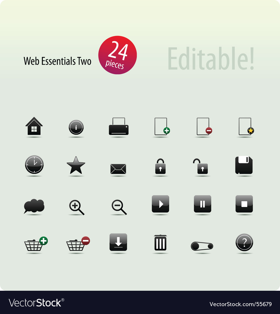 Web Icons - Essentials Two