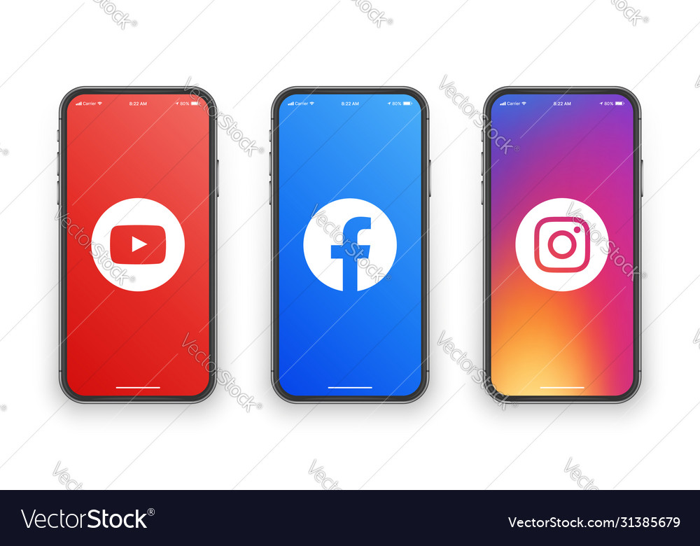 A set of social media icons Facebook,Twitter,Instagram,Whatsapp,Youtube and  linkedin 16337947 PNG