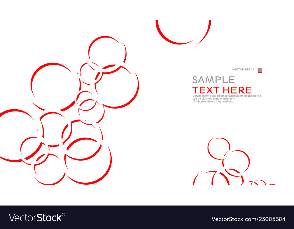 Abstract background with circles vector image Abstract background with circles