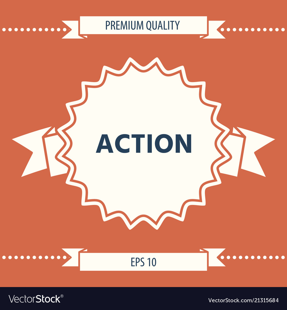 Action button symbol