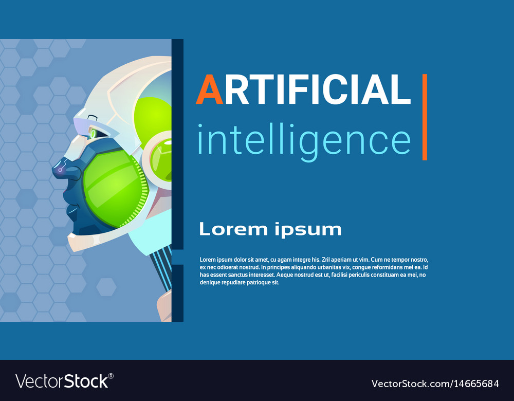Artificial intelligence modern robot brain