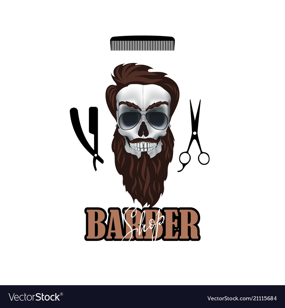 Barber Shop Logo Royalty Free Vector Image Vectorstock