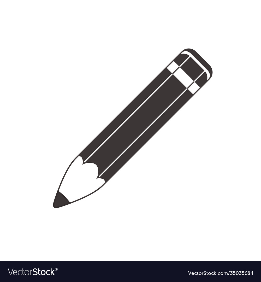 Cartoon pencil Royalty Free Vector Image - VectorStock