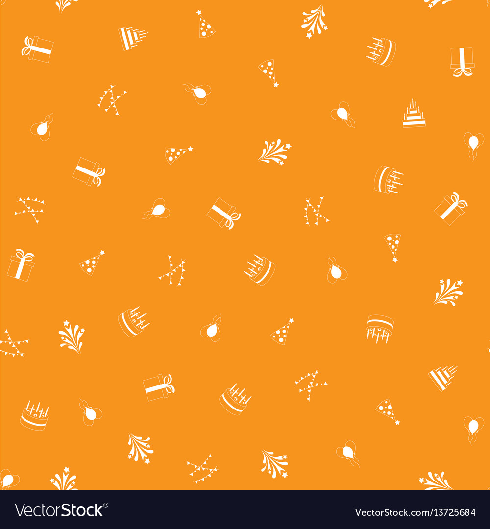 Happy birthday seamless pattern background