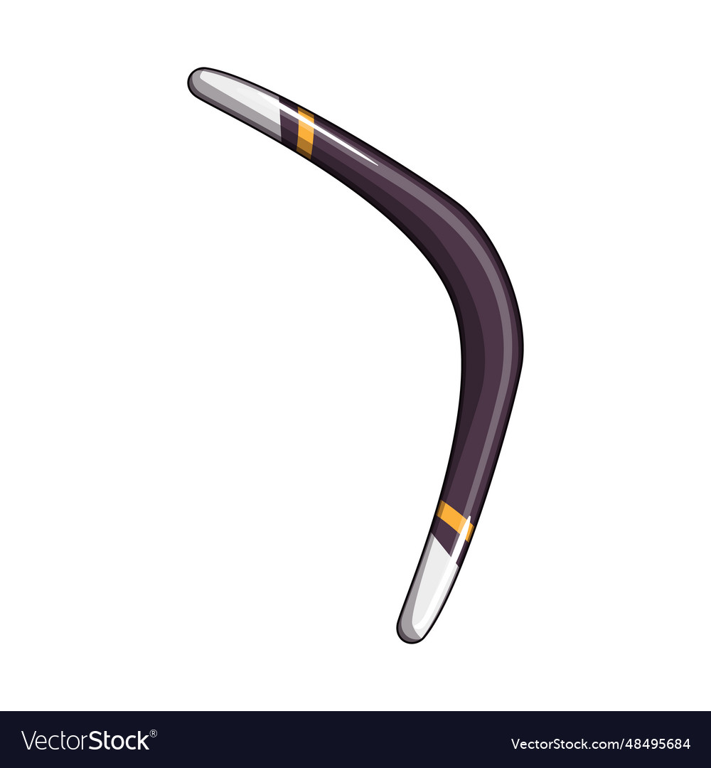 Plain boomerang cartoon