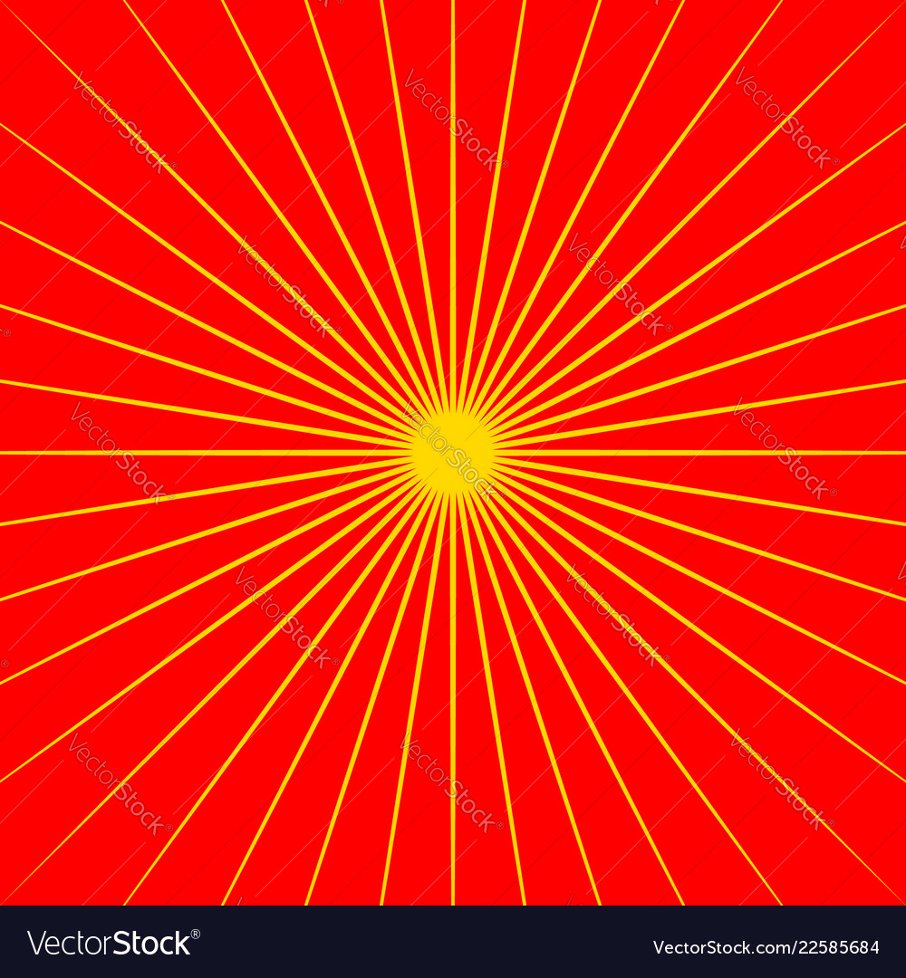 Radiating lines starburst pattern radial rays vector image Radiating lines starburst pattern radial rays