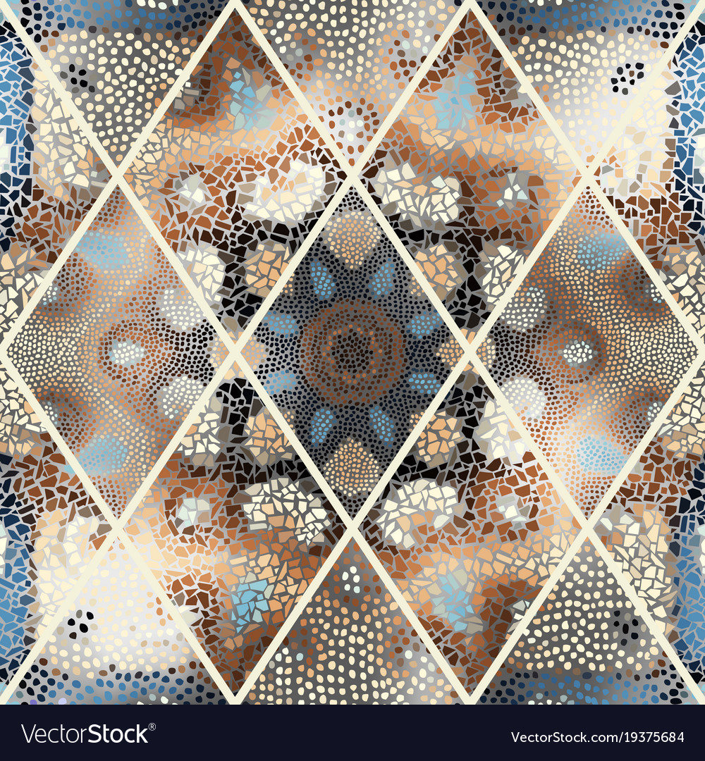 Seamless mosaic pattern