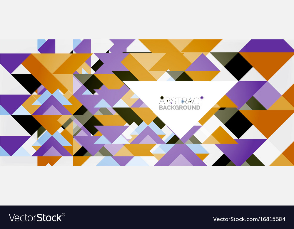 Triangle Pattern Design Background Royalty Free Vector Image 0499