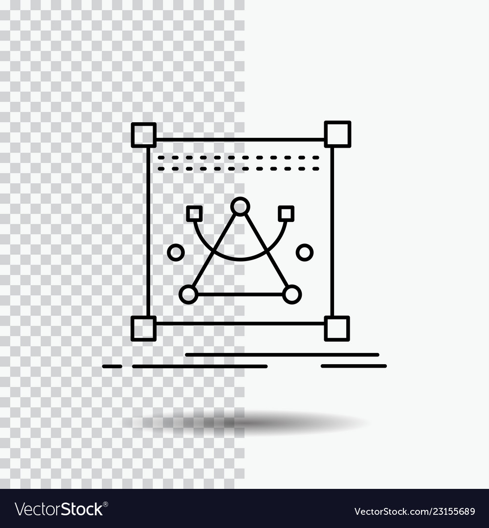 3d edit editing object resize line icon vector image 3d edit editing object resize line icon