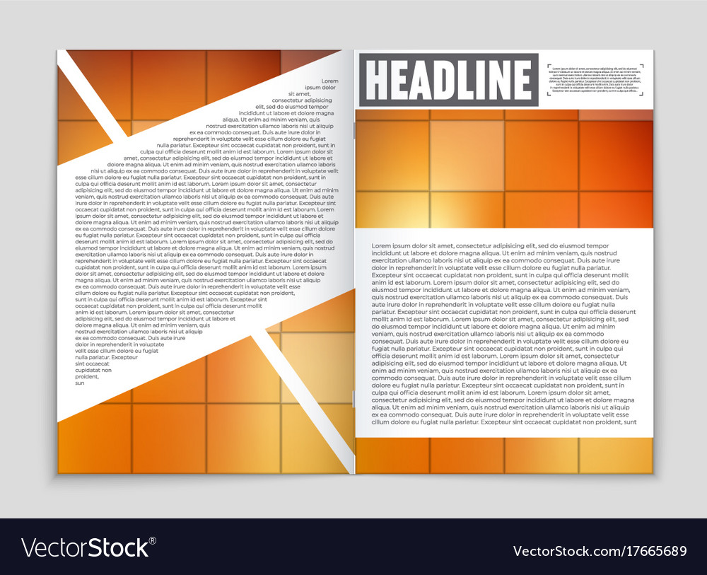 Abstract layout background set for art