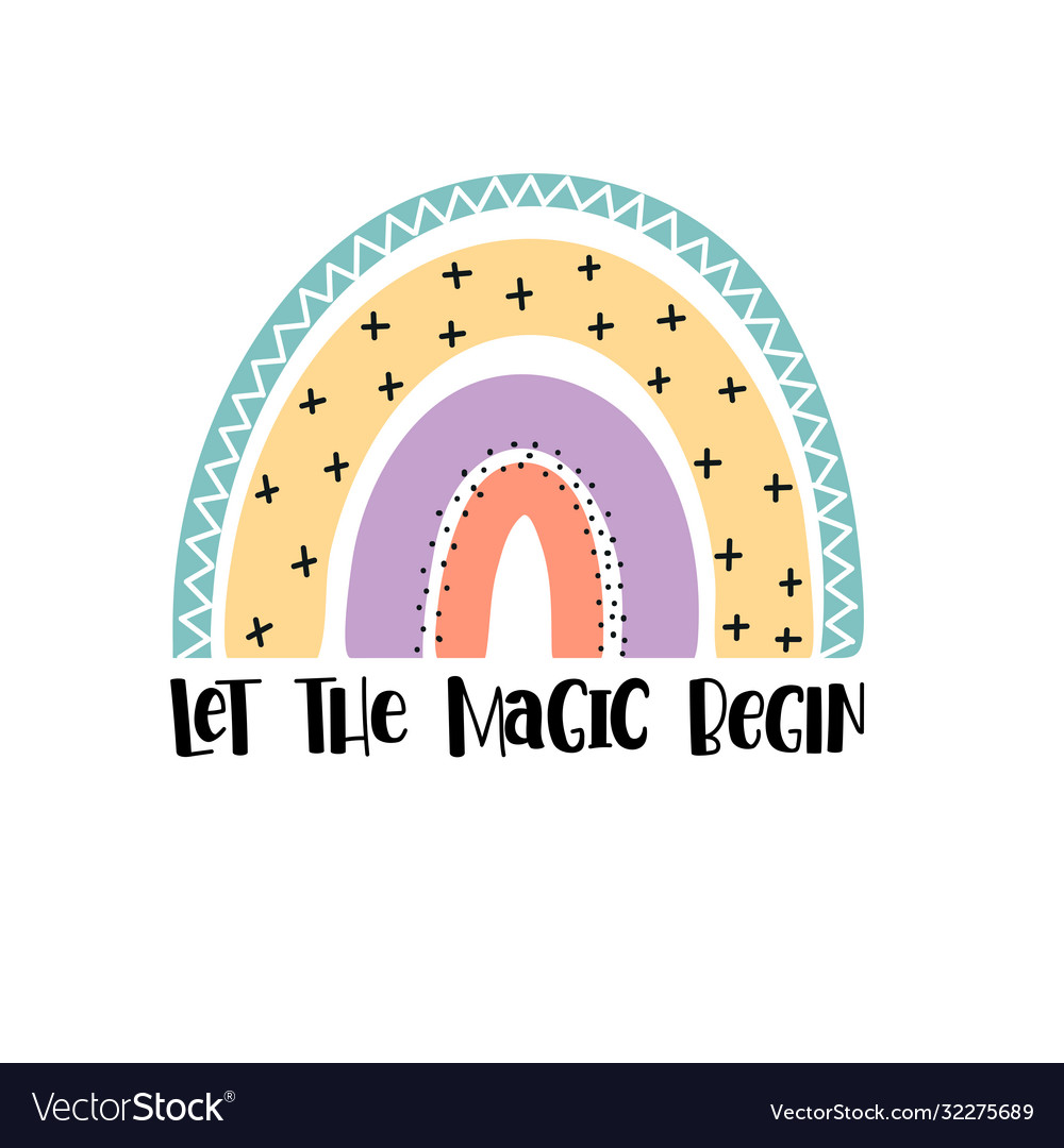 Cute rainbows ba Royalty Free Vector Image - VectorStock