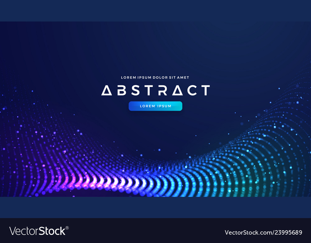Dynamic abstract liquid flow particles background