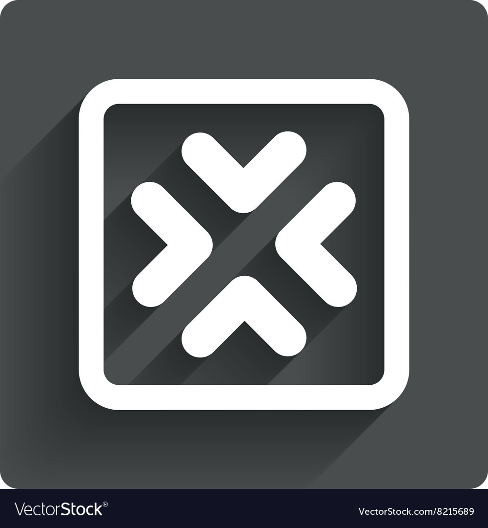 Enlarge or resize icon full screen extend