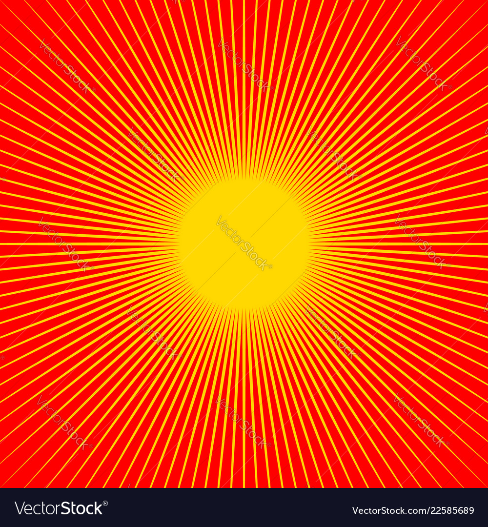 Radiating lines starburst pattern radial rays vector image Radiating lines starburst pattern radial rays